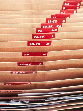 filing documents with alphabetical