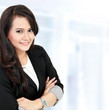 © Odua Images - Smiling beautiful young business woman