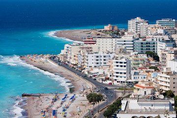 Panorama of Rhodes town