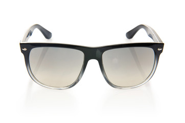 Elegant sunglasses isolated on the white