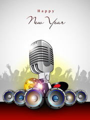 Sticker - 2013 New Year Party Background. EPS 10.