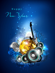 Sticker - 2013 New Year Party Background. EPS 10.