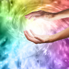 Canvas Print - healing hands