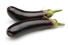 Two Eggplant Or Aubergine Vegetable