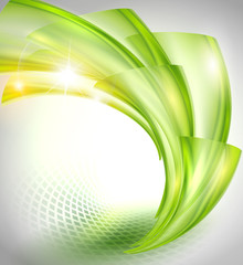 Aufkleber - Abstract green background