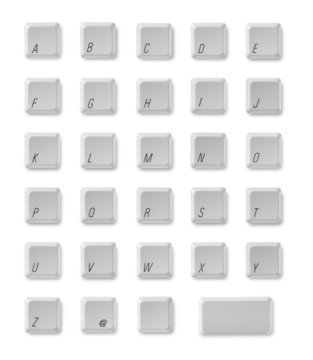 Alphabet computer keyboard