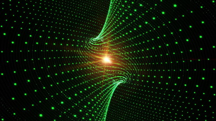 Poster - futuristic technology video - object and lights – loop HD