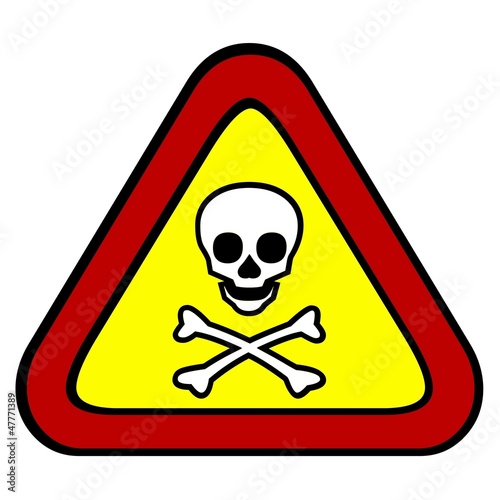 Señal tóxico, peligro de muerte.: comprar esta ilustración de stock y