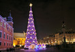 Christmas tree in Warsaw, Poland