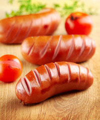 Wall Mural - grilled sausages