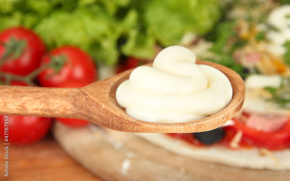 process of making  pizza