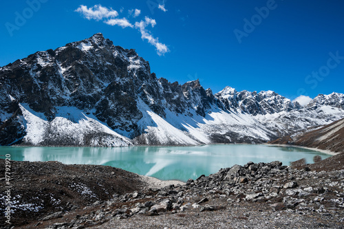 Dekoracja na wymiar  swiete-jezioro-i-szczyty-w-poblizu-gokyo-w-himalajach