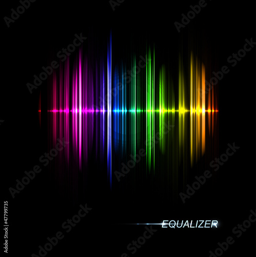 Plakat na zamówienie Music equalizer