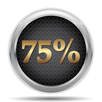 75 PERCENT ICON