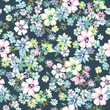 blue seamless floral ditsy