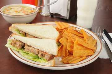 Wall Mural - Meatloaf sandwich