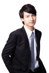 Poster - handsome smile executive business man