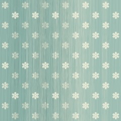 Poster - snowflakes seamless polka dot pattern