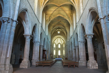 Abbey of San Martino al Cimino. Lazio. Italy.