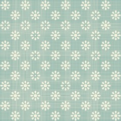 Poster - seamless polka flower dot background
