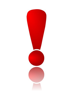 Red exclamation mark