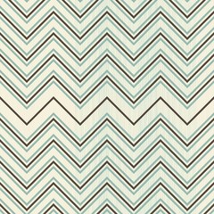 Poster - retro seamless zigzag pattern