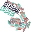 Word cloud for Relational calculus