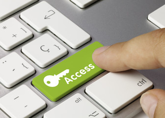 Sticker - Access keyboard key. Finger