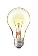 trun on tungsten light bulb, Realistic photo image
