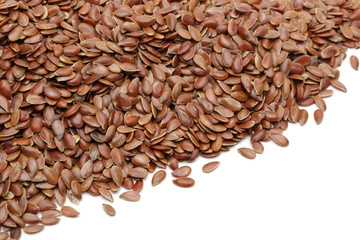 Canvas Print - flax seeds