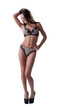 © Wisky - beauty young woman stand naked in sexy lingerie