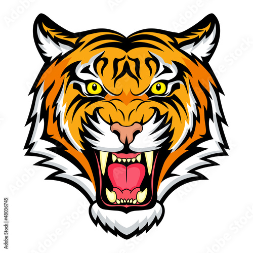 Naklejka dekoracyjna Tiger