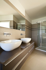 modern architecture, interior bathroom