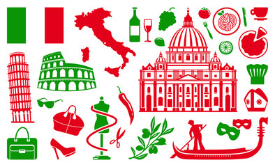 Traditional symbols of Italy