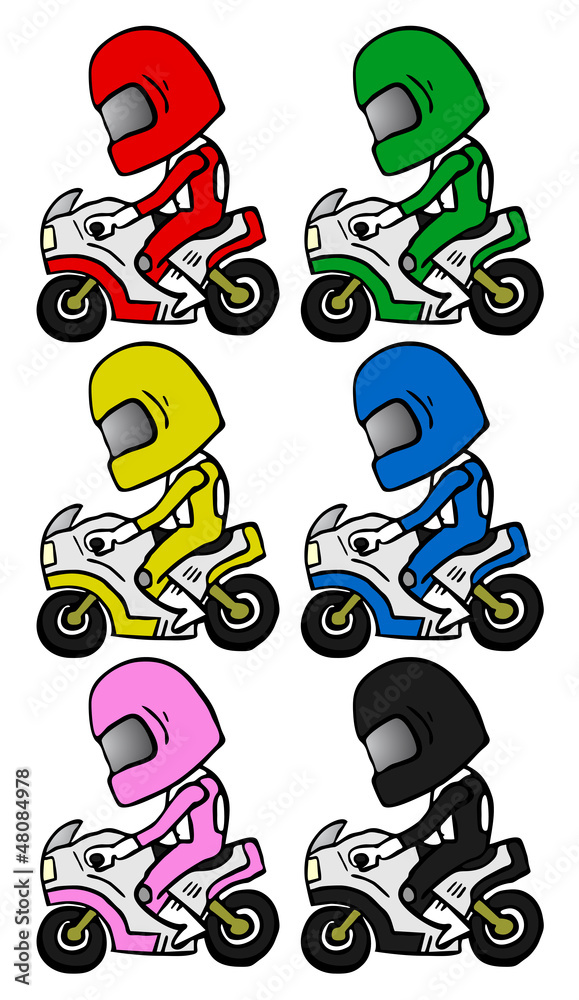 Cartoon Folder Racing Cartoon racing Stock Vector | Adobe Stock