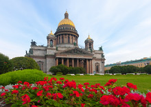 Saint Isaac's Cathedral In St. Petersburg