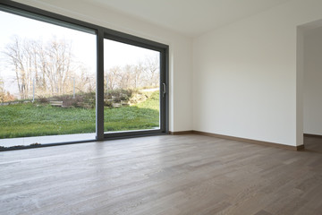 modern architecture, new empty apartment, room