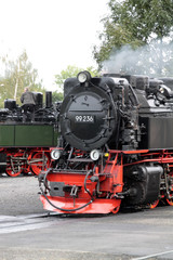 Wall Mural - Dampflokomotive der Harzer Schmalspurbahnen