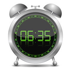 Wall Mural - Digital Alarm Clock