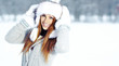 © ZoomTeam - Attractive young woman in wintertime outdoor