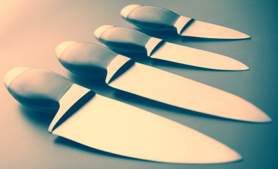 Wall Mural - Set of kitchen knives