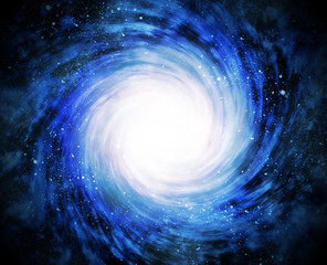 Wall Mural - spiral galaxy in space