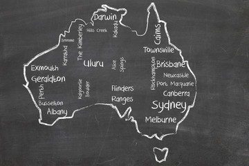 australia word cloud