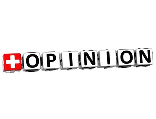 Aufkleber - 3D Add Opinion Button Click Here Block Text
