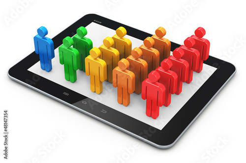Social networking and client management concept