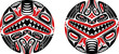 Haida style tattoo design