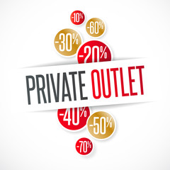 Wall Mural - private outlet
