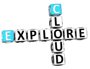 Poster - 3D Cloud Explore Crossword
