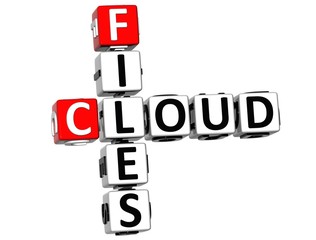 Poster - 3D Cloud Files Crossword