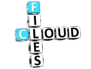 Poster - 3D Cloud Files Crossword